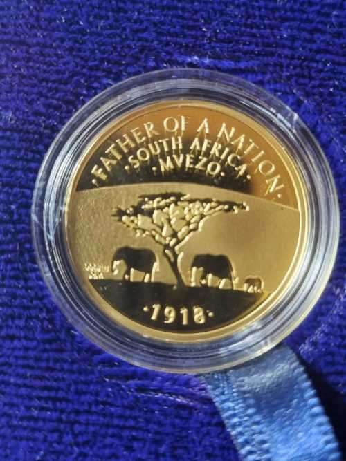 Mandela ` Father of a Nation ` Gold Coins