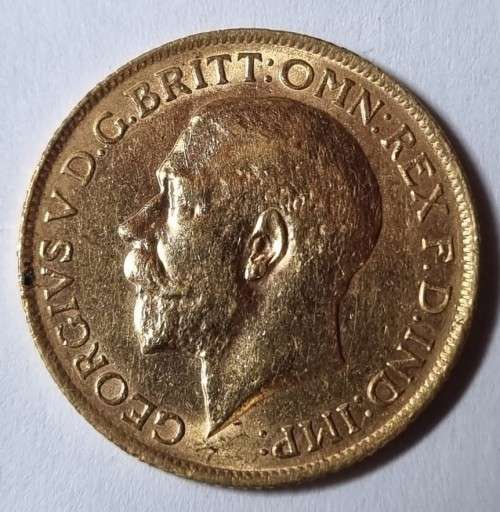 1918 GOLD FULL SOVEREIGN KING GEORGE