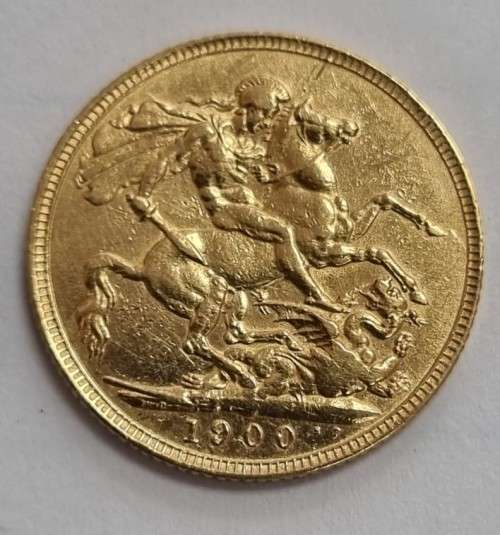 1900 GOLD SOVEREIGN QUEEN VICTORIA