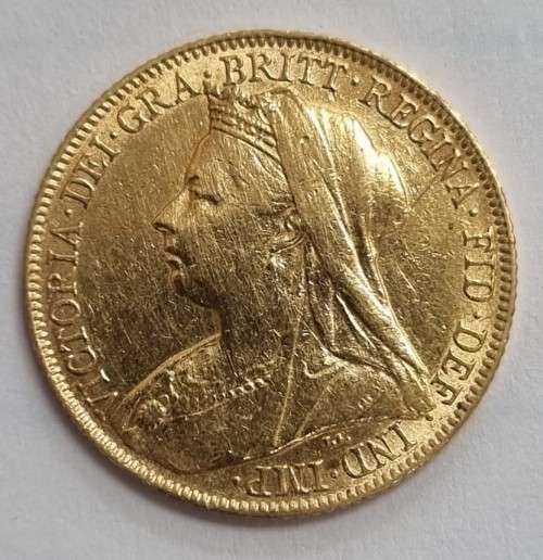 1900 GOLD SOVEREIGN QUEEN VICTORIA