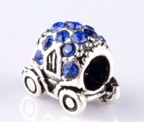 925 Silver Pumpkin Car Charm