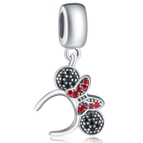 Antique Silver Dangling Bead for European Bracelet