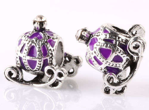 Brand New  925 Silver Pumpkin Car Charm