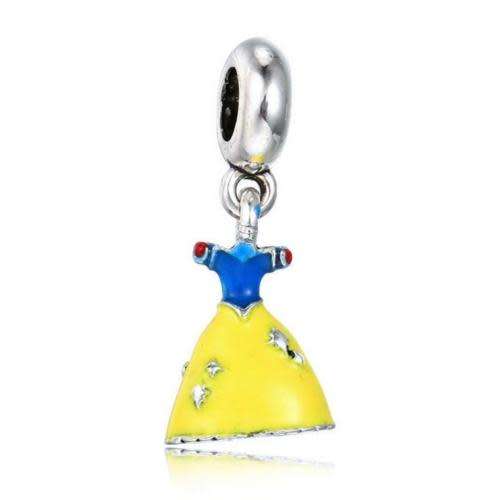 925 Silver Princess Dress Charm