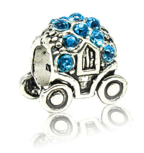 925 Silver Pumpkin Car Charm