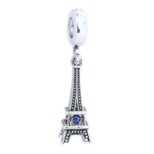 925 Silver Eiffel Tower Charm