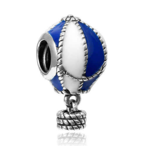 925 Silver Hot Air Balloon Charm