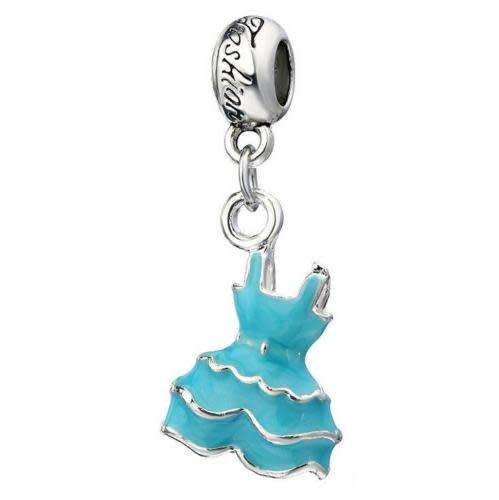 925 Silver Summer Dress Charm