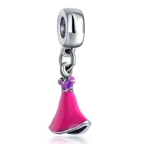 925 Silver Repunzel Dress Charm