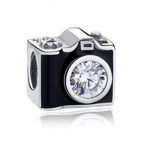 925 Silver Camera Charm