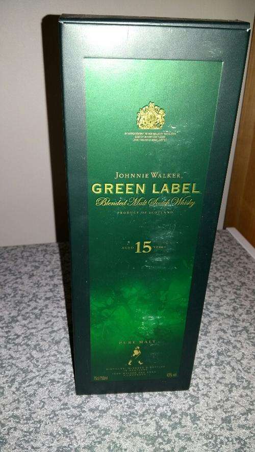 Rare Johnnie Walker Green Lable 750ml ( Collectors Item)