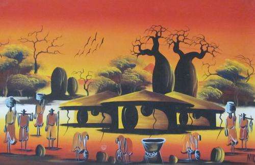 Arcrylic painting 46cm x 70cm