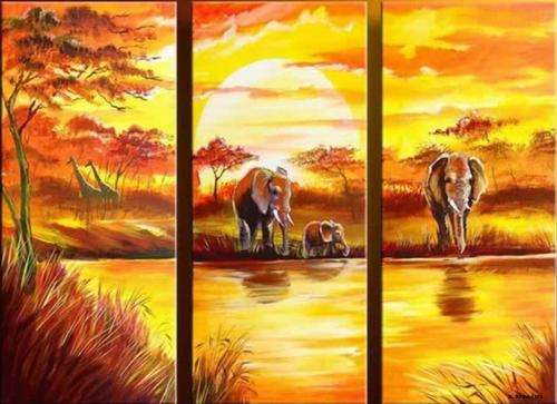 Hand painted Oil painting  80cm x 120cm