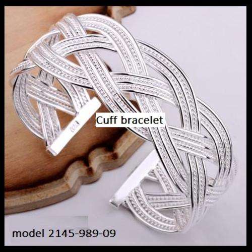 BEYOND STUNNING!!!! 925 STERLING SILVER STAMPED CUFF BRACELET