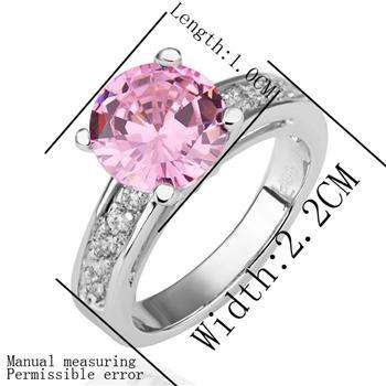 BEYOND STUNNING!!!! 18K WHITE GOLD PLATED ZIRCON CRYSTAL RING ( Ring size 8)