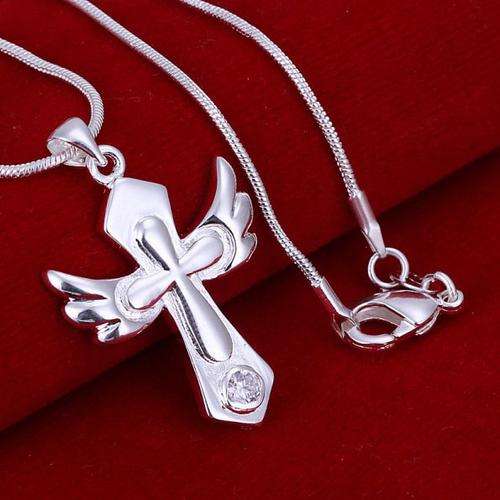 BEYOND STUNNING!!!!  925 SILVER STAMPED CROSS PENDANT