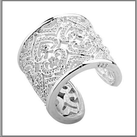 OLD TIME CLASSIC*** 925 STAMPED SILVER PLATED ADJUSTABLE RING**R350.00 VALUE**
