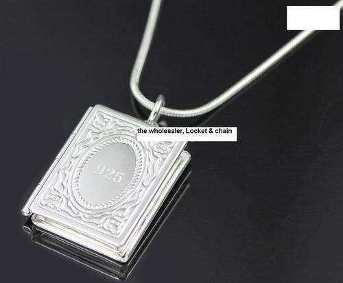 FREE SHIPPING****925 STAMPED SILVER PLATED  LOCKET*** TWO STYLES TO CHOOSE FROM***350.00 VALUE***
