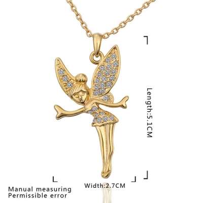 FREE SHIPPING***DELIVERY TIME 3-7 WORKING DAYS***18K GOLD PLATED FAIRY NECKLACE***350.00 VALUE***