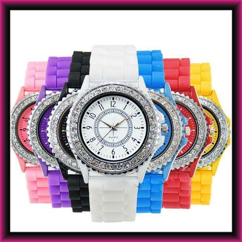 ***GENEVA SILICONE WATCH***CHOOSE YOUR COLOR