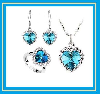 POSTAGE R35.00 ADDITIONAL ITEMS ARE FREE***NECKLACE RING & EARRING SET***3 COLOURS TO CHOOSE FROM***