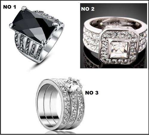 AUCTION CLOSING EARLY***POSTAGE R35.00 ADDITIONAL ITEMS FREE***18K PLATED RING***3 STYLES TO CHOOSE