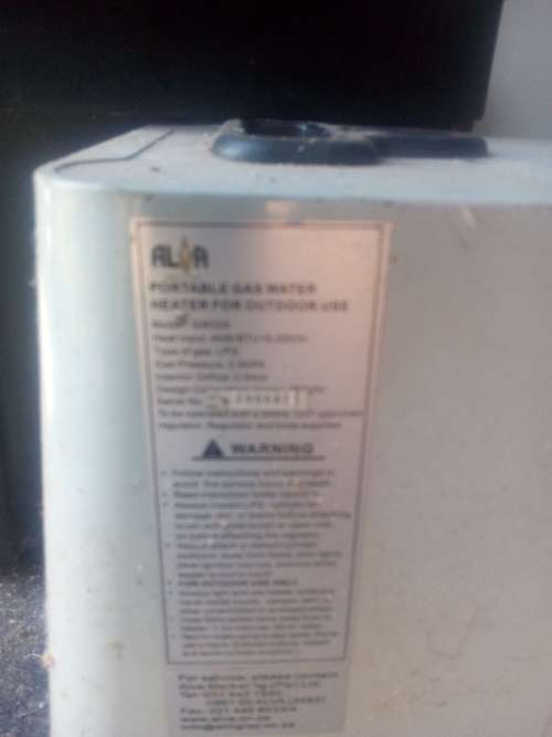 Alva Mini Gas Geyser