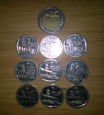 One lot of South African coins