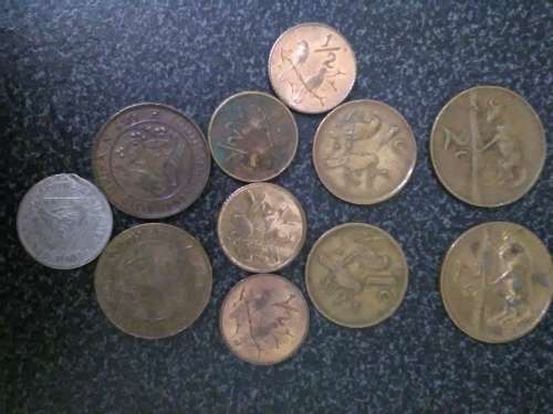 Old SA coins - bid for the LOT