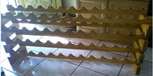 Wooden Wine rack holds 48 Bottles ( Good Condition)