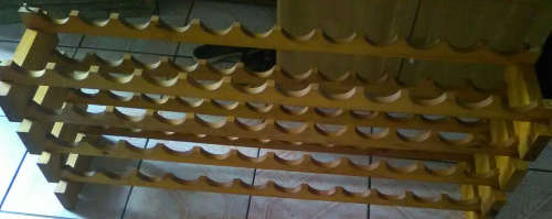 Wooden Wine rack holds 48 Bottles ( Good Condition)