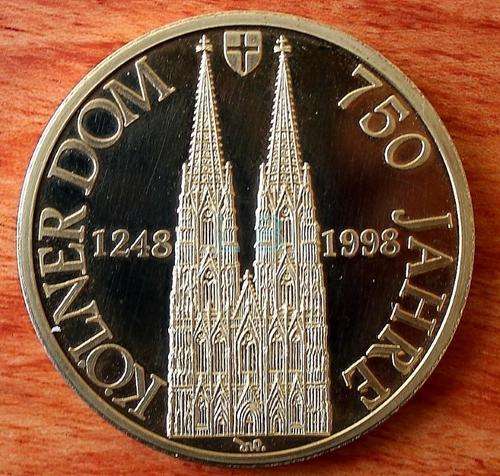 1248 - 1998 Dome of Cologne 750th Commemorative Medallion