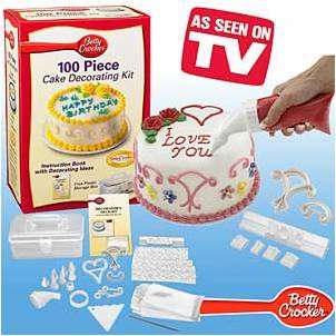 100 PIECE CAKE DECORATING KIT!!!! AS SEEN ON TV