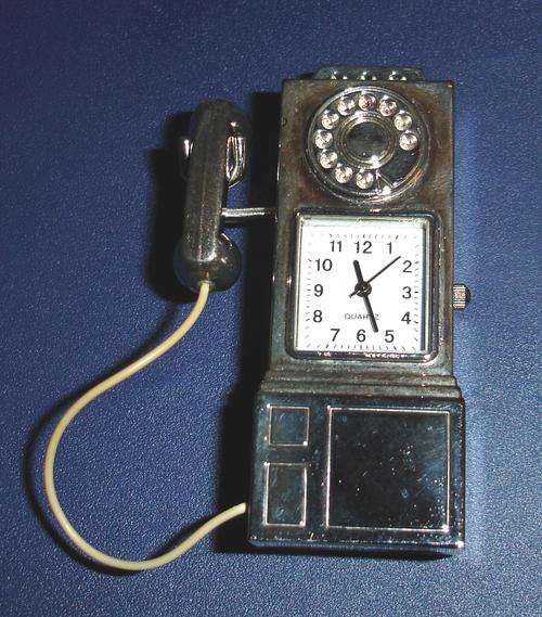 Miniature Payphone Clock