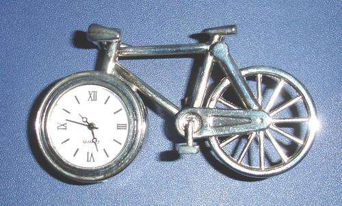 Miniature Bicycle Clock