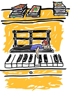 The Lazy Pianist ***PIANO BY NUMBERS***