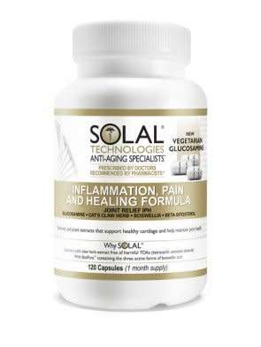 Solal | Inflammation Pain and Healing Formula | 120 Capsules