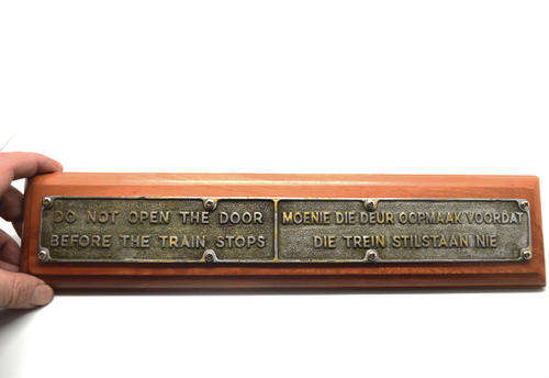 Vintage SAR Metal Signage