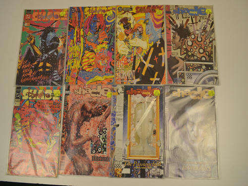 8 x Vintage DC comics - Shade, the changing man