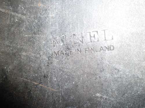 Enamel Finel Arabia Pot . Made in Finland