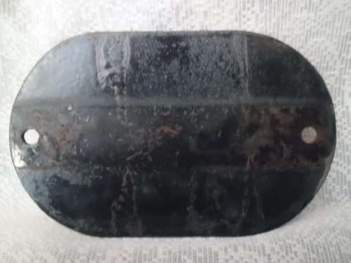 Small Vintage enamel sign bearing the number 1589......possibly SAR / SAS carriage number