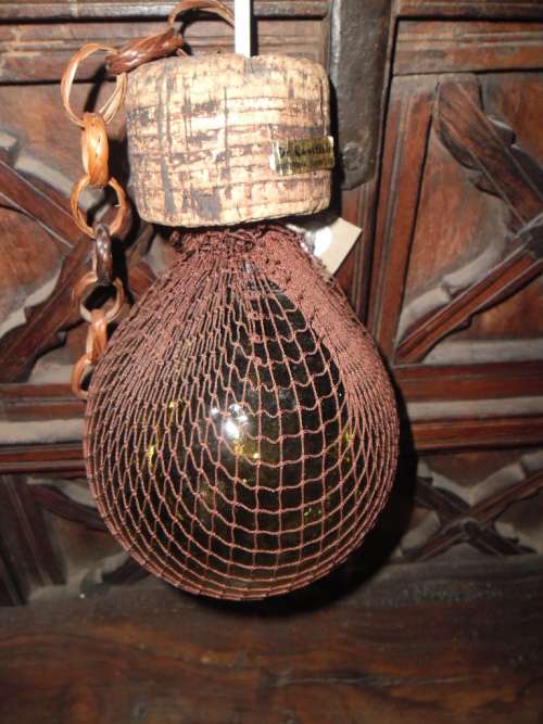 Unique light fitting by De Kunstkule Netherlands.  Vintage Fishing float