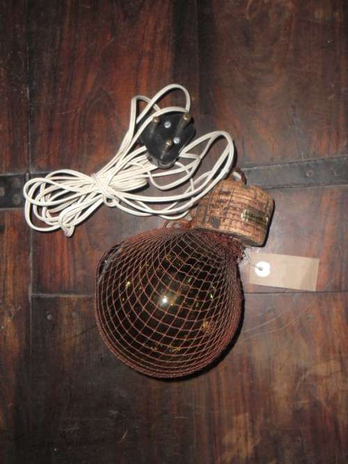 Unique light fitting by De Kunstkule Netherlands.  Vintage Fishing float