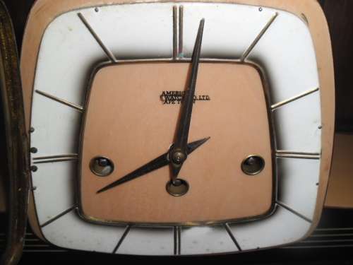 American Watch Co. Cape Town. Art Deco  Mantle Clock