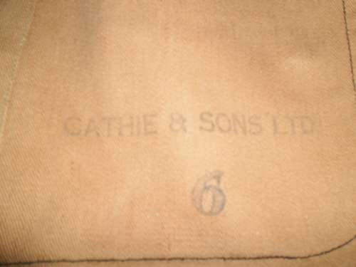 Cathie & Sons Ltd (New Zealand) WWII khaki bunny jacket