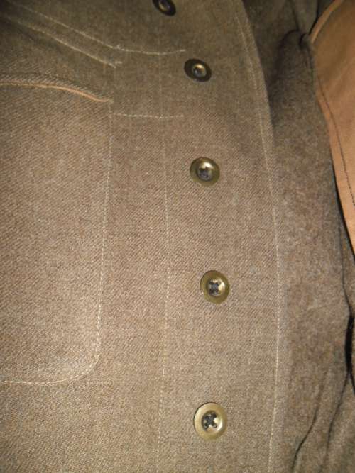 Cathie & Sons Ltd (New Zealand) WWII khaki bunny jacket