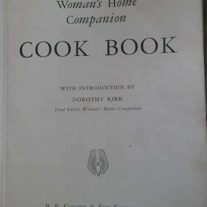 WOMANS HOME COMPANION COOK BOOK, 1946. HARDCOVER
