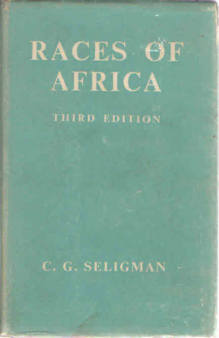 Races of Africa - CG Seligman. Very good condition.