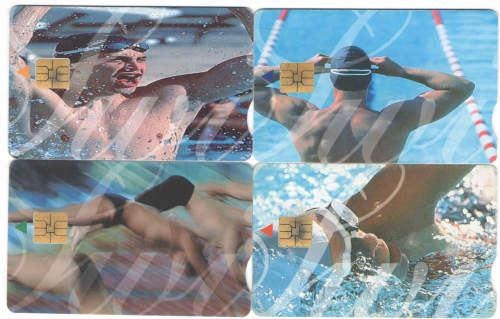 Telkom Phonecard set of 4 - Olympic Swimming