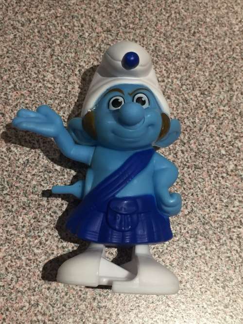 Smurf windup toy